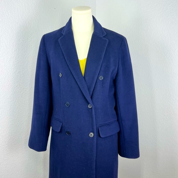 Lauren Ralph Lauren Jackets & Blazers - Lauren Ralph Lauren Double Breasted Coat Wool Cashmere Women Medium Trench